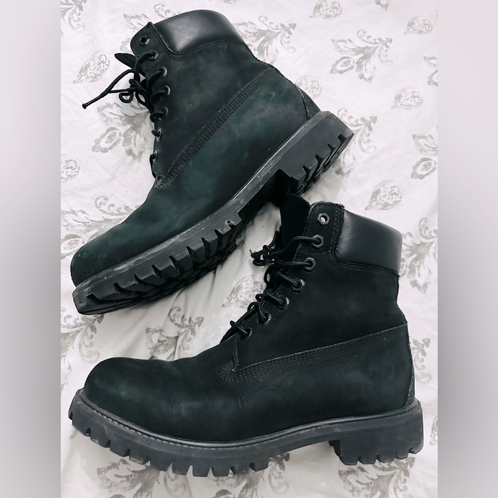 Timberland Men's Black Lace-Up Boots